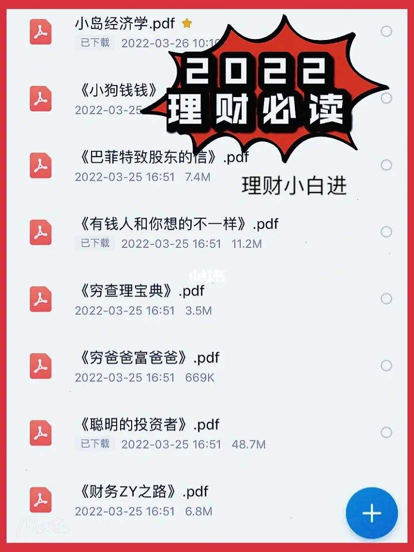 理财书单(理财书单推荐)
